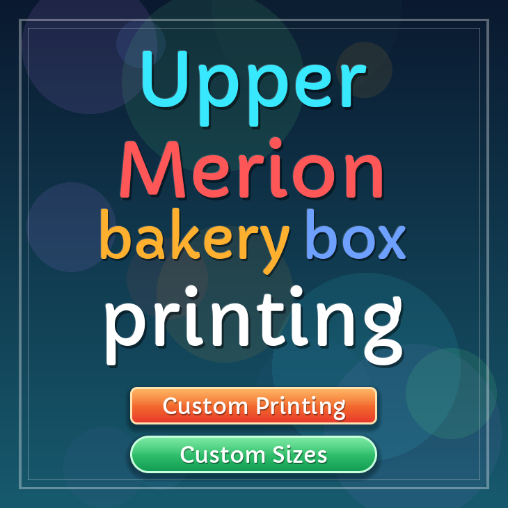 Upper Merion bakery box printing