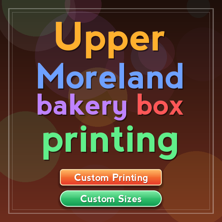 Upper Moreland bakery box printing