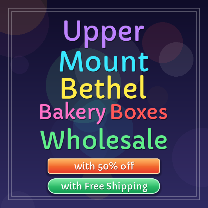 Upper Mount Bethel bakery boxes
