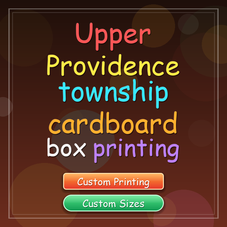 Upper Providence township cardboard box printing