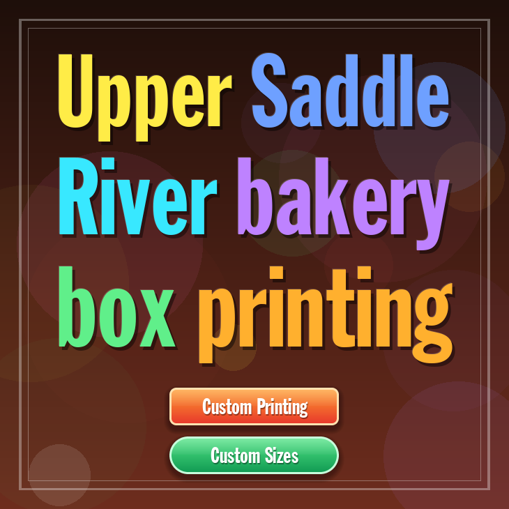 Upper Saddle River bakery box printing