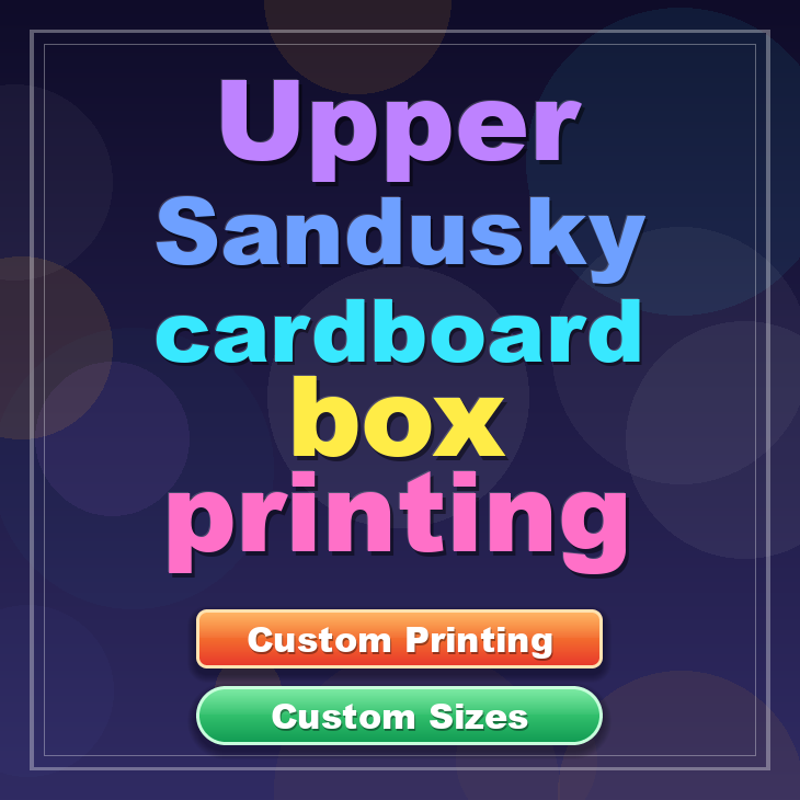 Upper Sandusky cardboard box printing