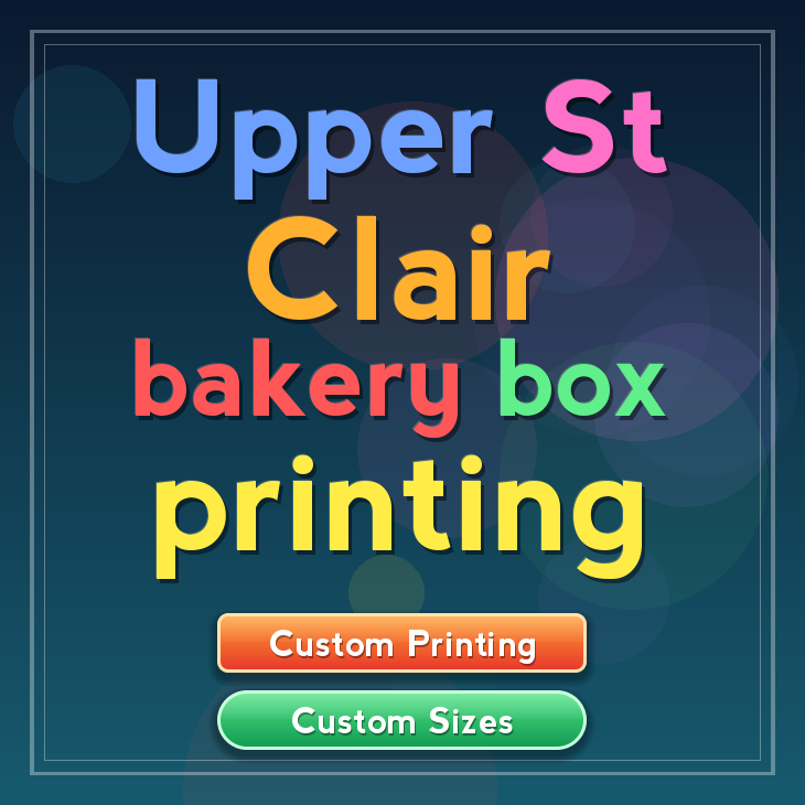 Upper St Clair bakery box printing