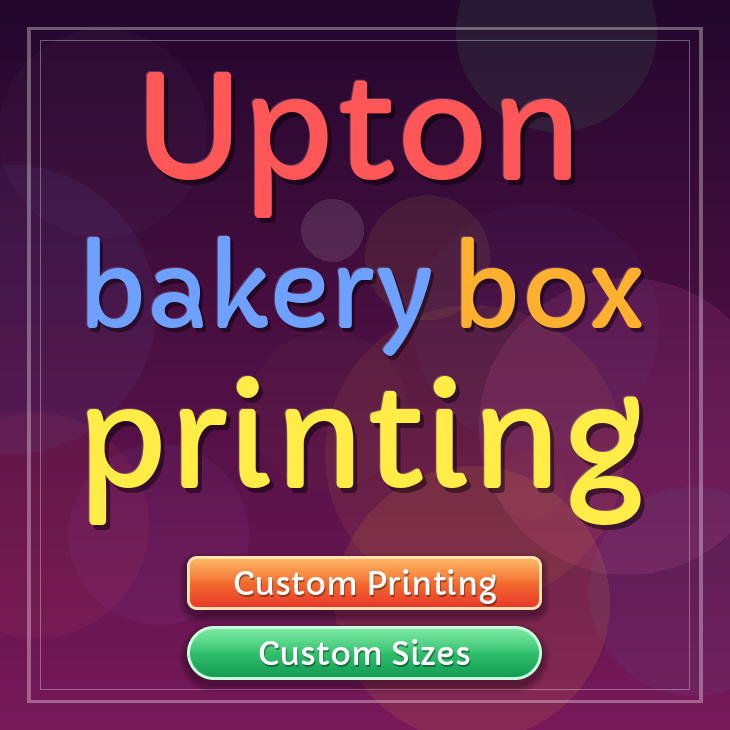 Upton bakery box printing