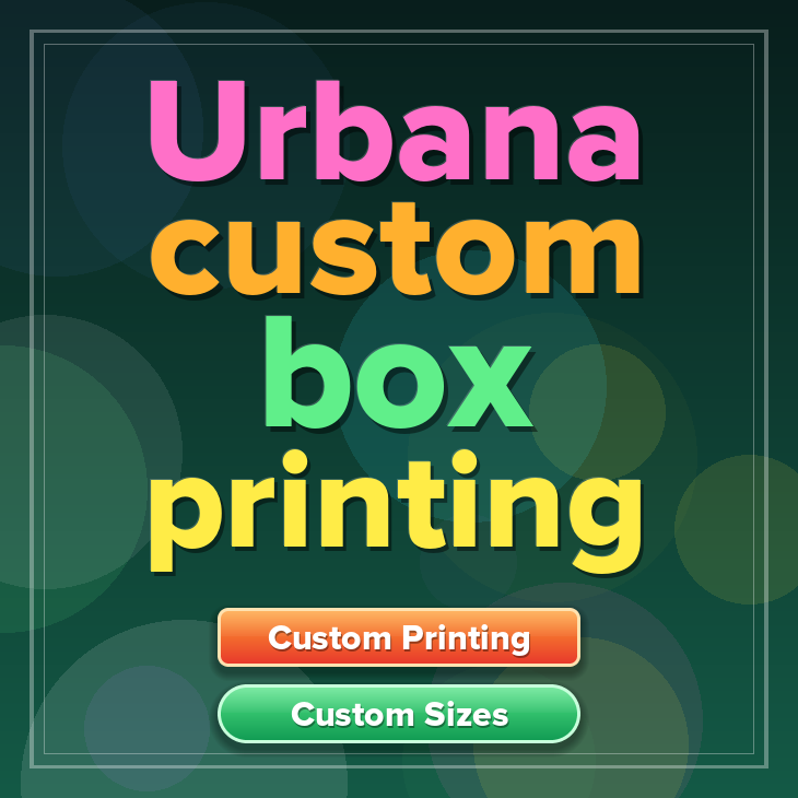 Urbana custom box printing