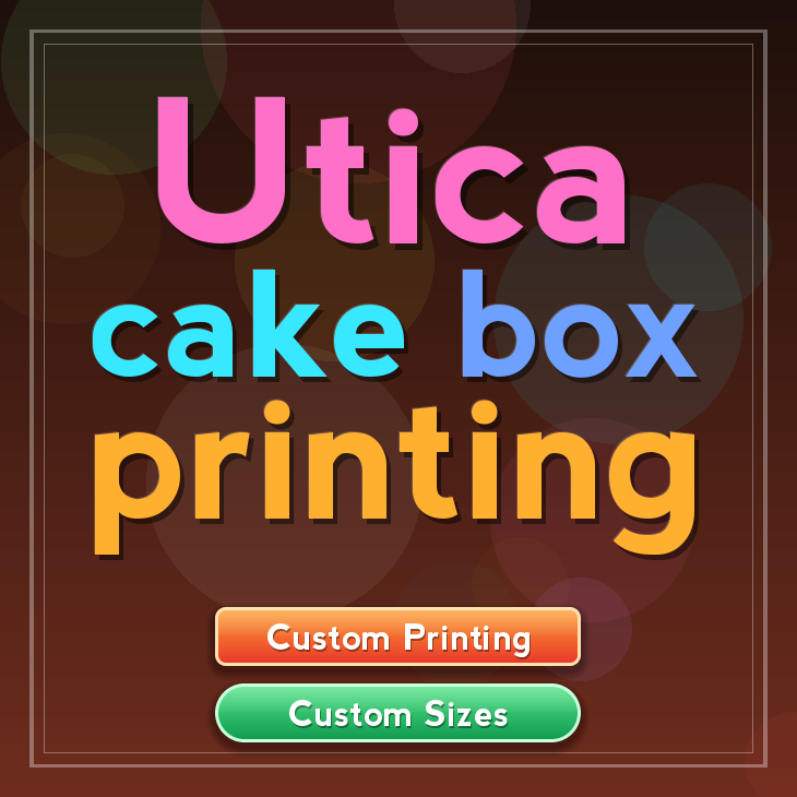 Utica cake box printing
