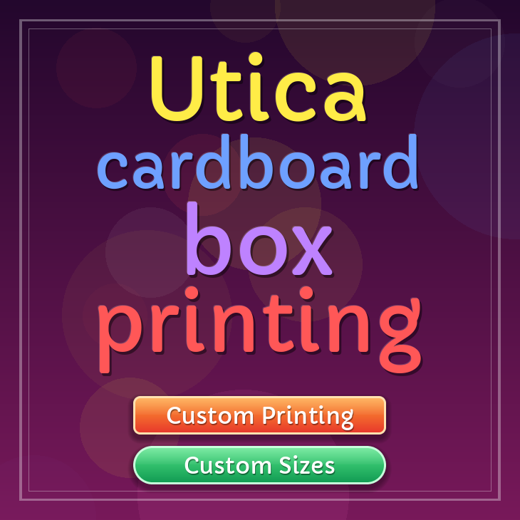 Utica cardboard box printing