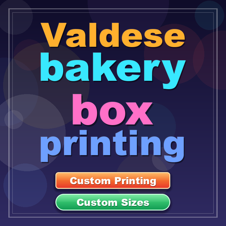 Valdese bakery box printing
