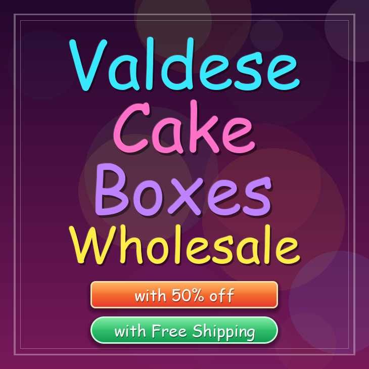 Valdese cake boxes