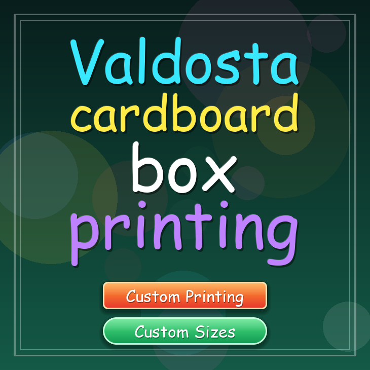 Valdosta cardboard box printing