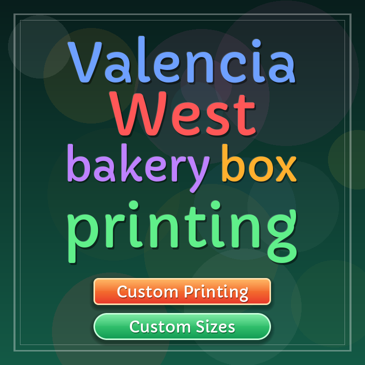Valencia West bakery box printing