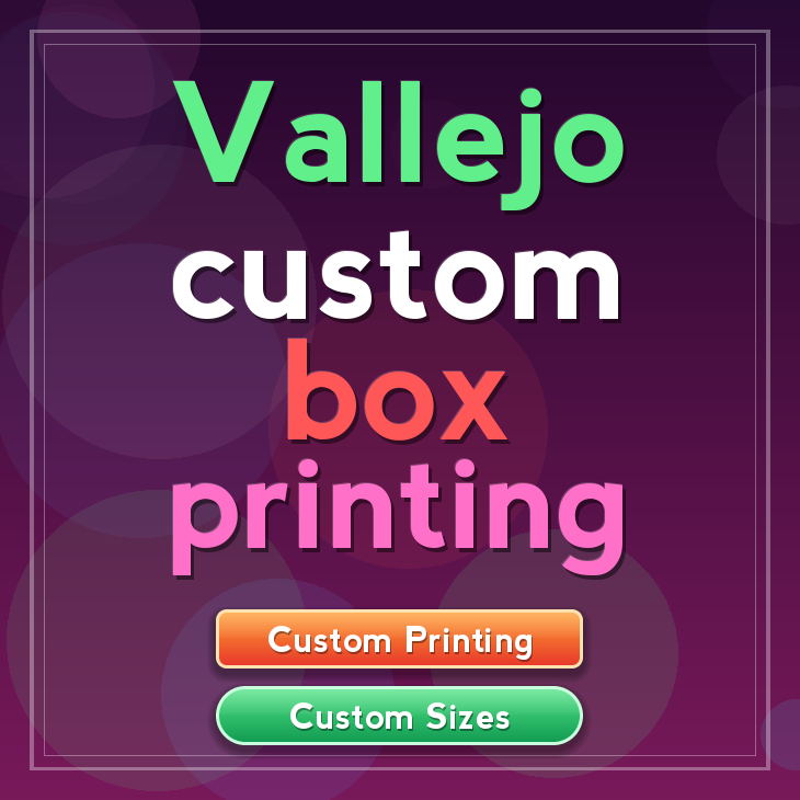 Vallejo custom box printing