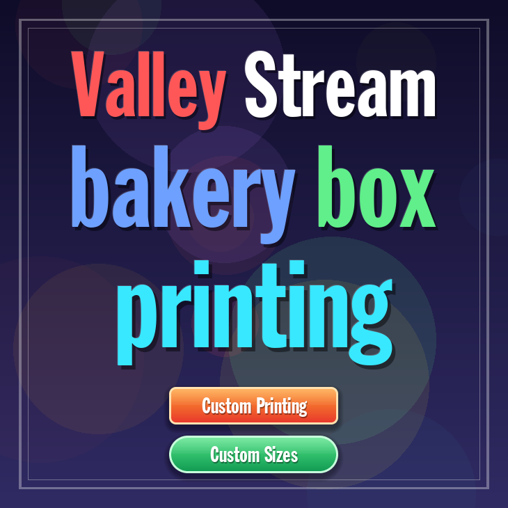 Valley Stream bakery box printing