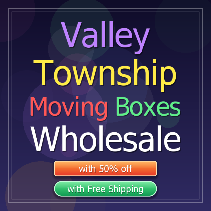 Valley Township moving boxes