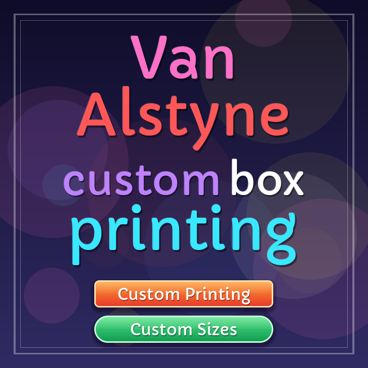 Van Alstyne custom box printing