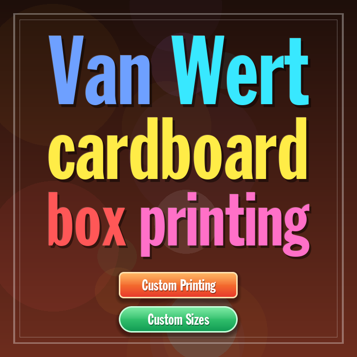 Van Wert cardboard box printing