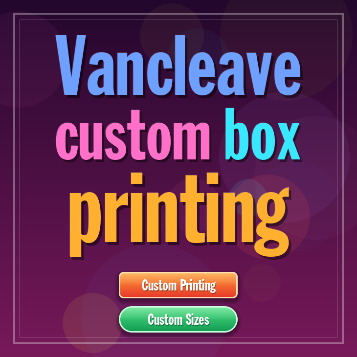 Vancleave custom box printing