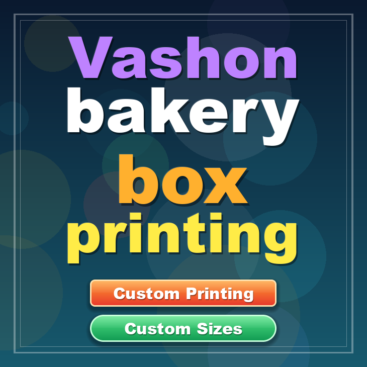 Vashon bakery box printing