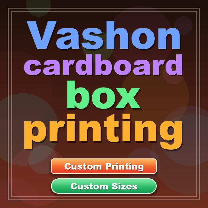 Vashon cardboard box printing