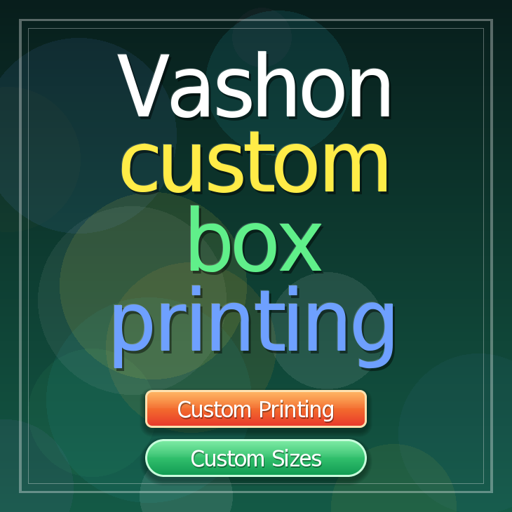 Vashon custom box printing