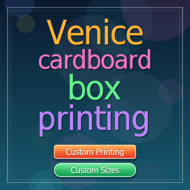 Venice cardboard box printing