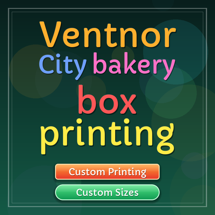 Ventnor City bakery box printing
