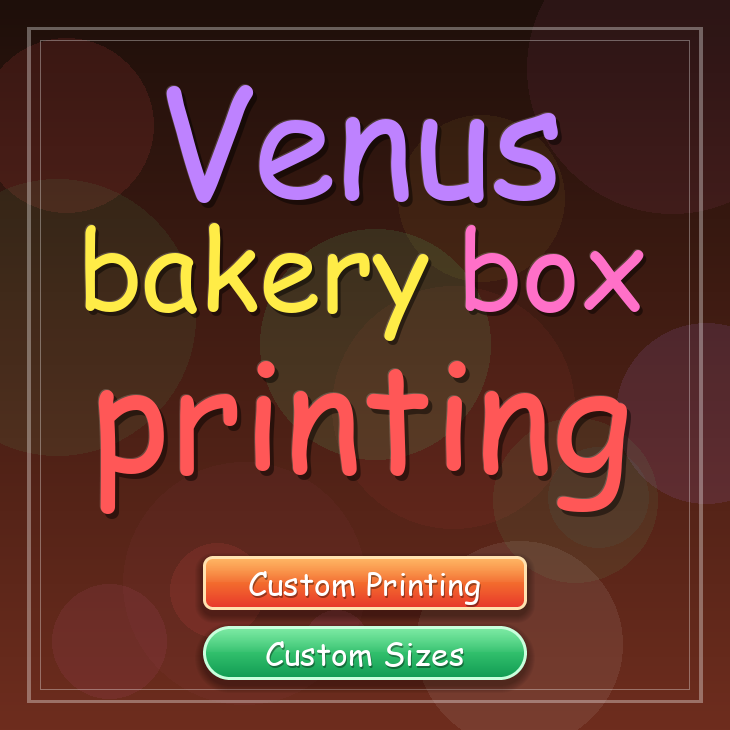Venus bakery box printing