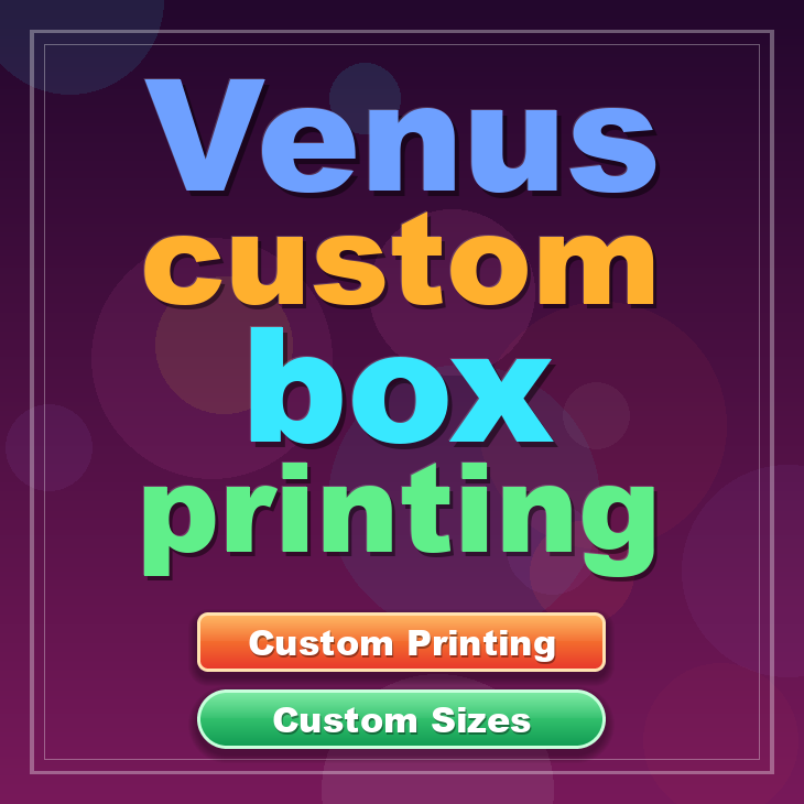 Venus custom box printing