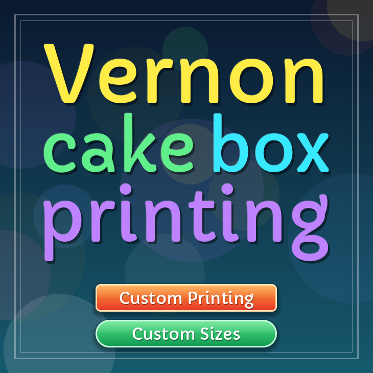 Vernon cake box printing