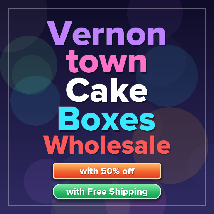 Vernon Town cake boxes