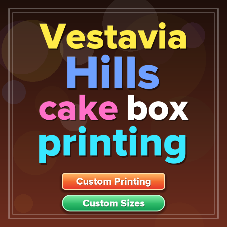 Vestavia Hills cake box printing