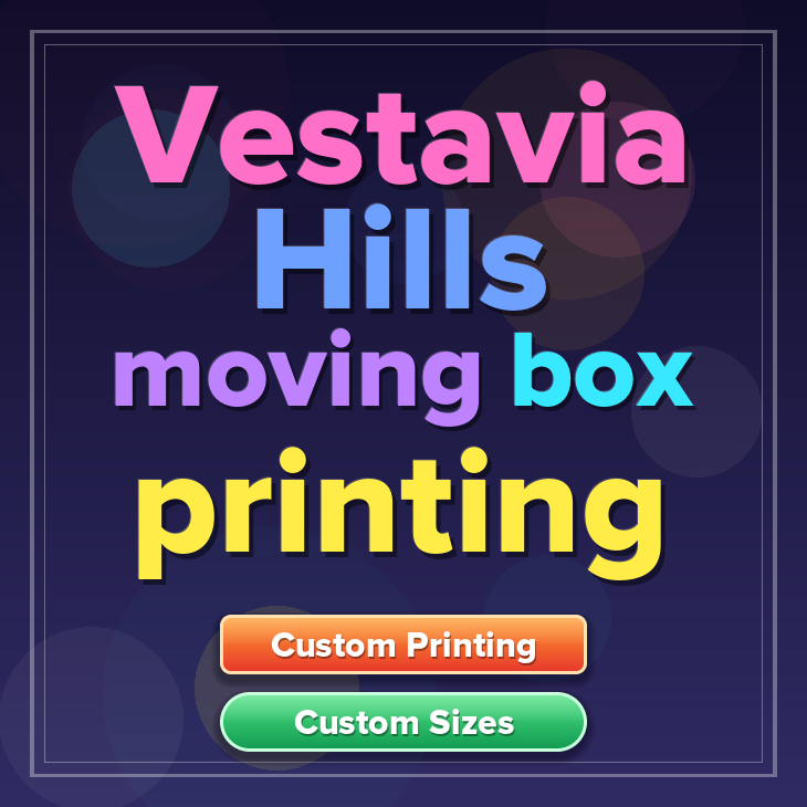 Vestavia Hills moving box printing