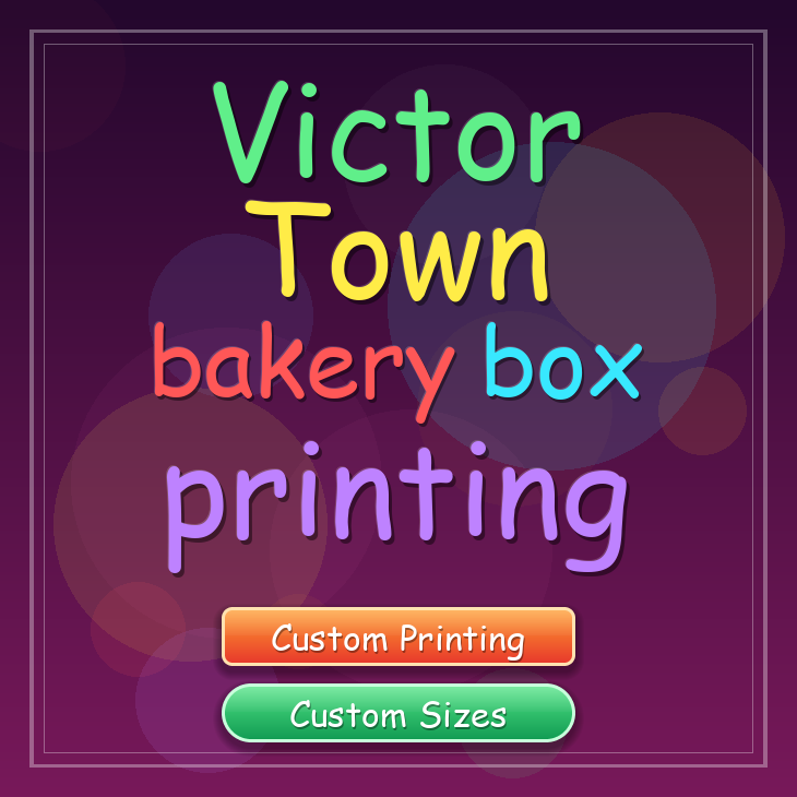 Victor Town bakery box printing