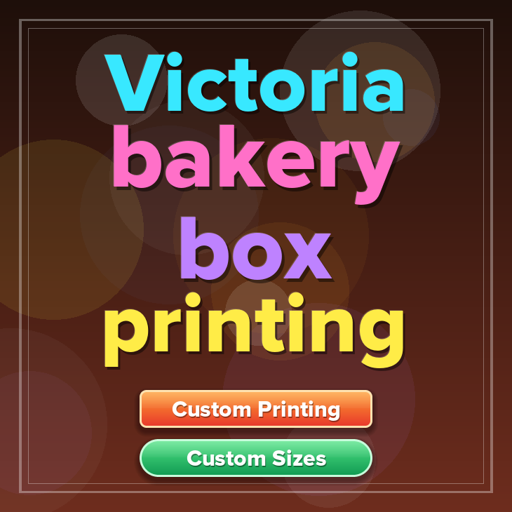 Victoria bakery box printing