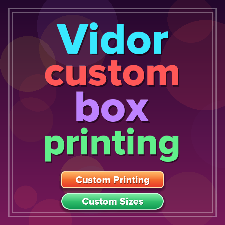 Vidor custom box printing