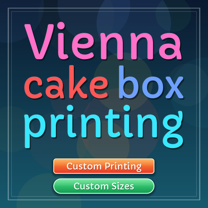 Vienna cake box printing