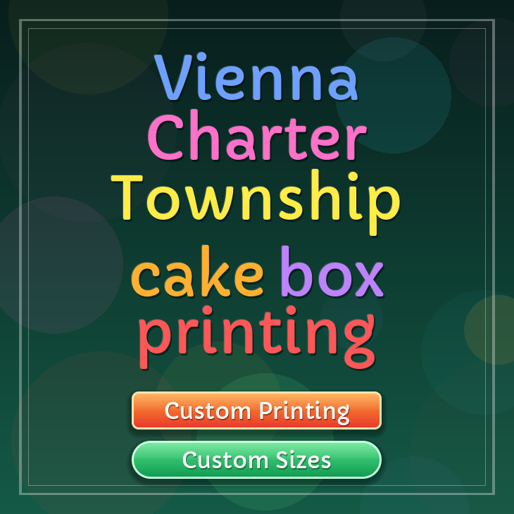Vienna Charter Township cake box printing