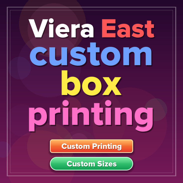 Viera East custom box printing