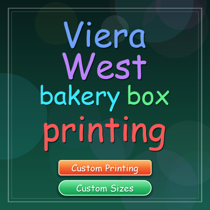 Viera West bakery box printing