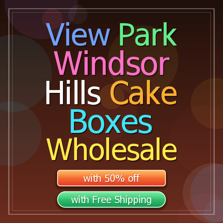 View Park Windsor Hills cake boxes