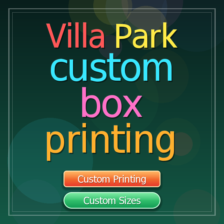 Villa Park custom box printing
