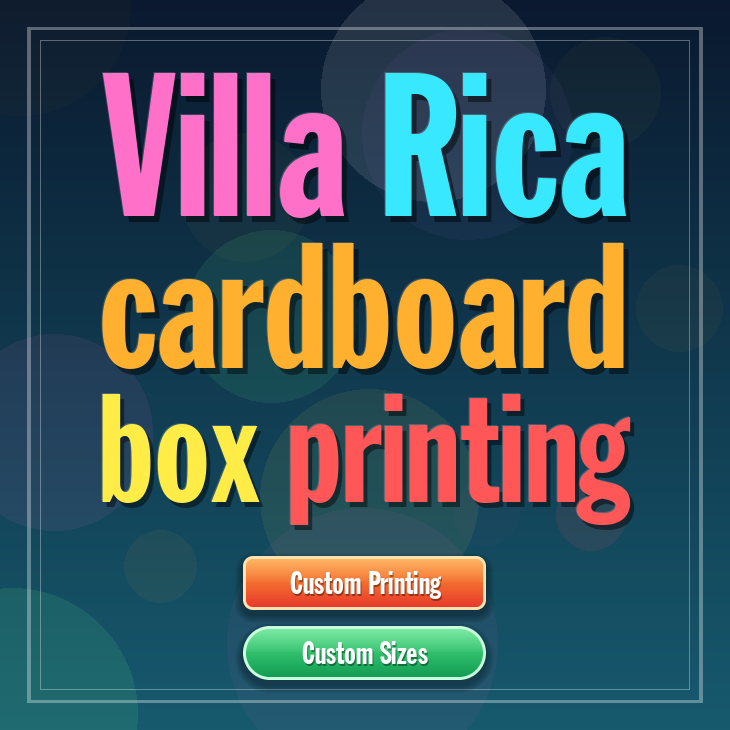 Villa Rica cardboard box printing