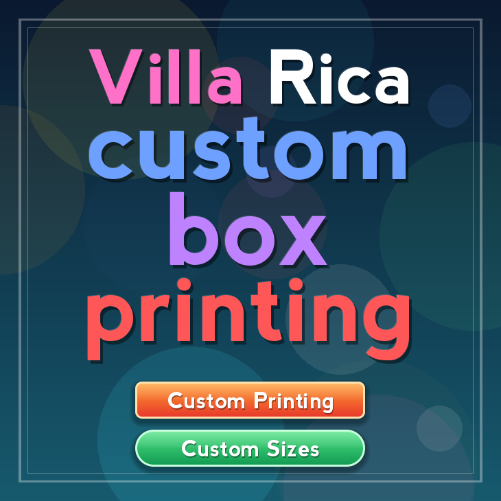 Villa Rica custom box printing
