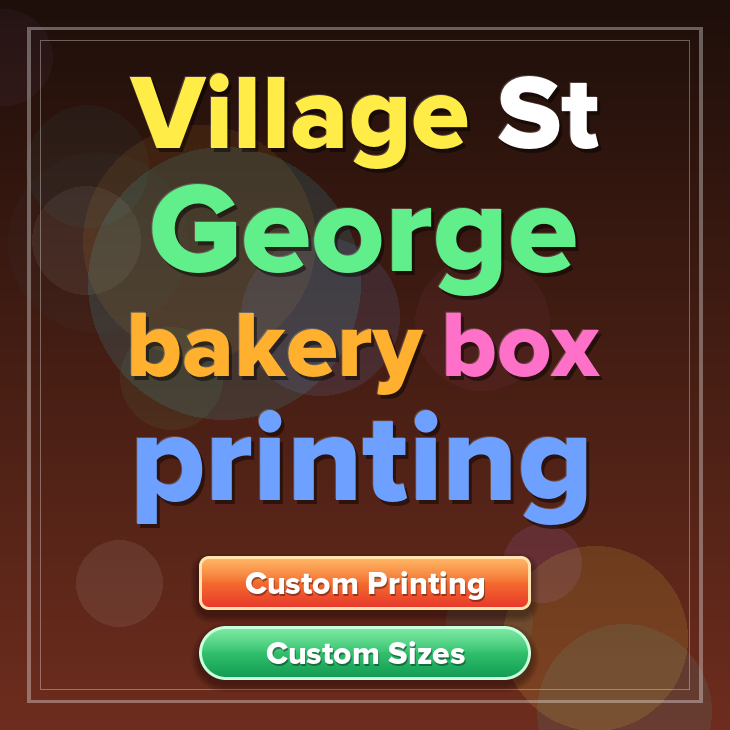 Village St George bakery box printing
