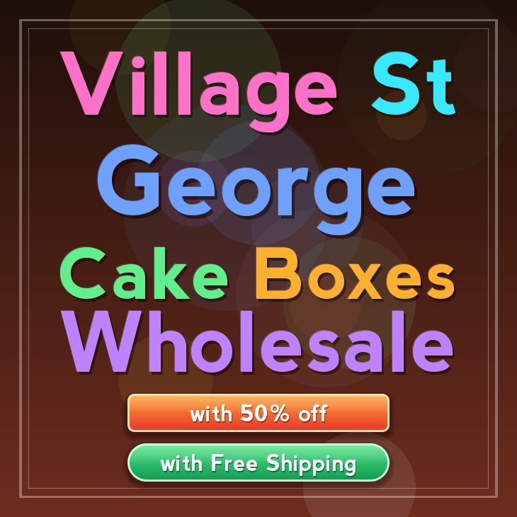 Village St George cake boxes