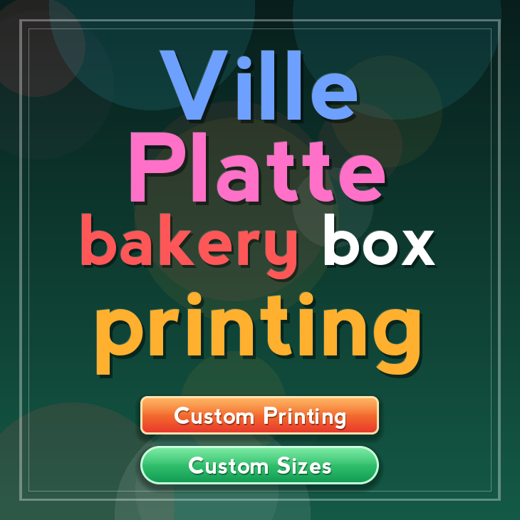 Ville Platte bakery box printing
