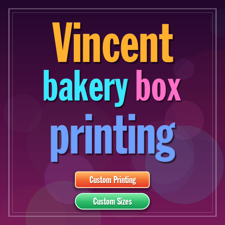Vincent bakery box printing