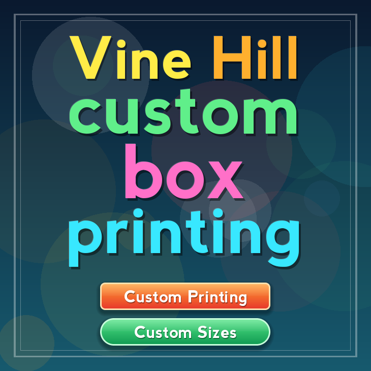 Vine Hill custom box printing