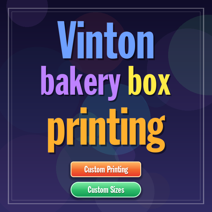 Vinton bakery box printing