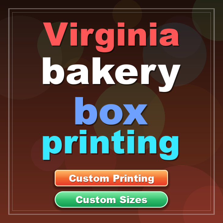 Virginia bakery box printing